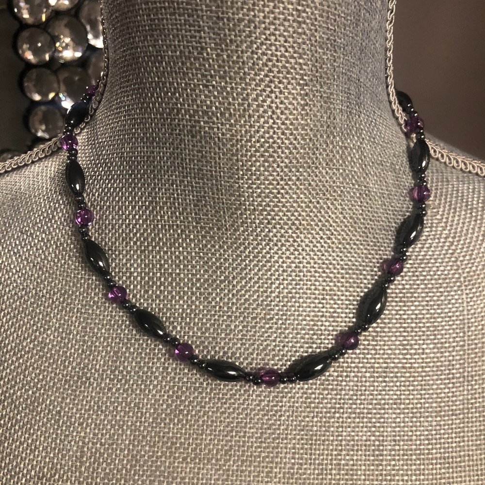 Magnetic Hematite Necklace